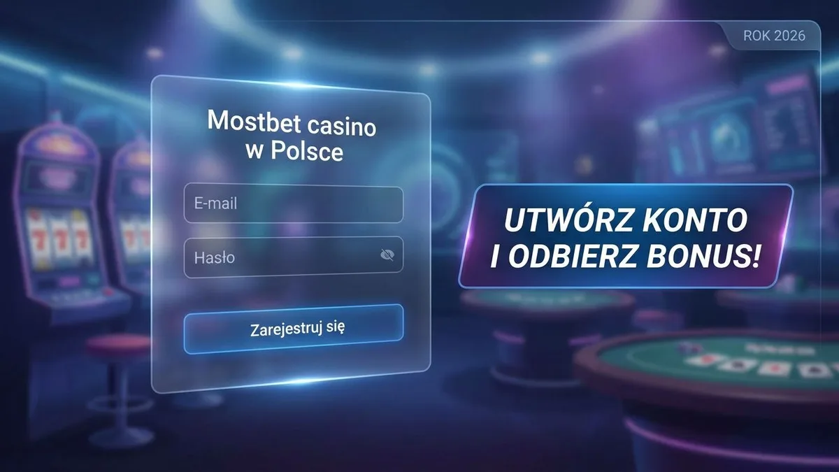 Rejestracja z bonusem w Mostbet